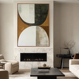 Golden Balance | Geometric Neutral Wall Decor