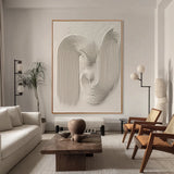 Echo Form | Contemporary Neutral Abstract Canvas