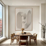Echo Form | Contemporary Neutral Abstract Canvas