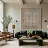 Desert Pattern | Wabi-Sabi Neutral Canvas Art