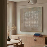 Desert Pattern | Wabi-Sabi Neutral Canvas Art