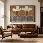 Frontier Homestead | Western Rustic Canvas Art