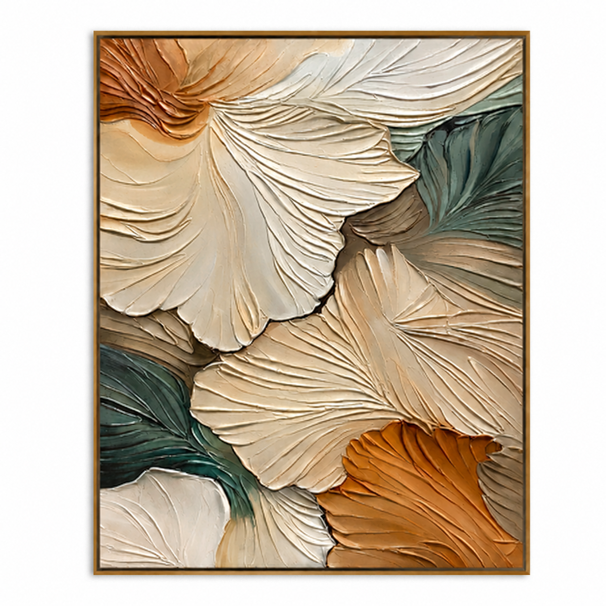 Ivory Bloom-Abstract Floral Painting