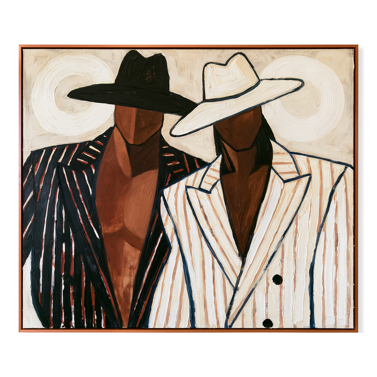 Modern Western Duo-Cowboy Fashion Painting