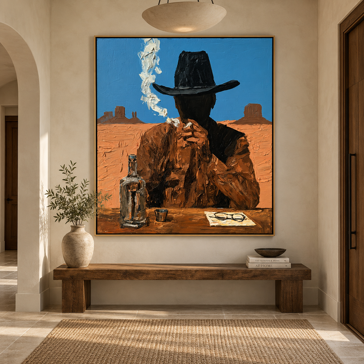 Desert Outlaw-Cowboy Western Painting