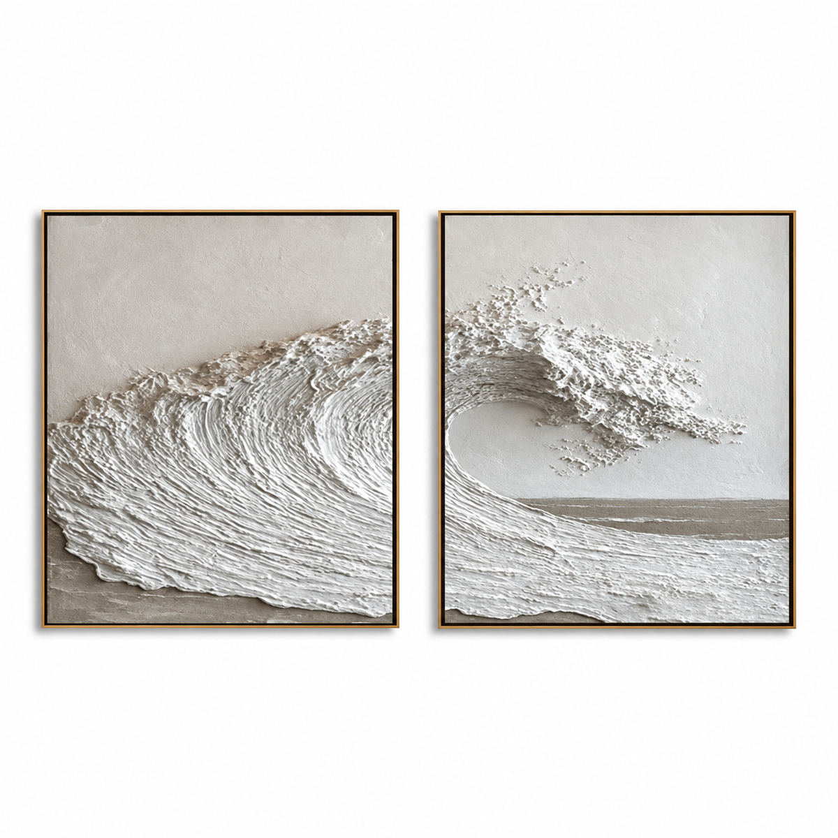 Silent Tide-Ocean Wave Painting