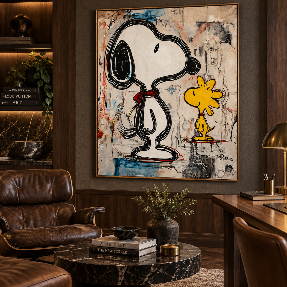 Playful Friends-Contemporary Pop Art Painting