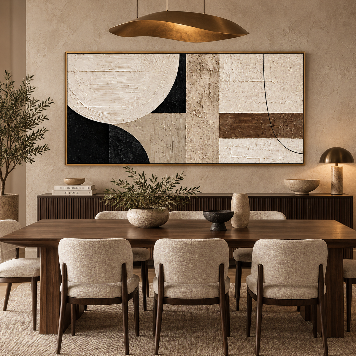 Quiet Structure-Modern Abstract Texture Painting