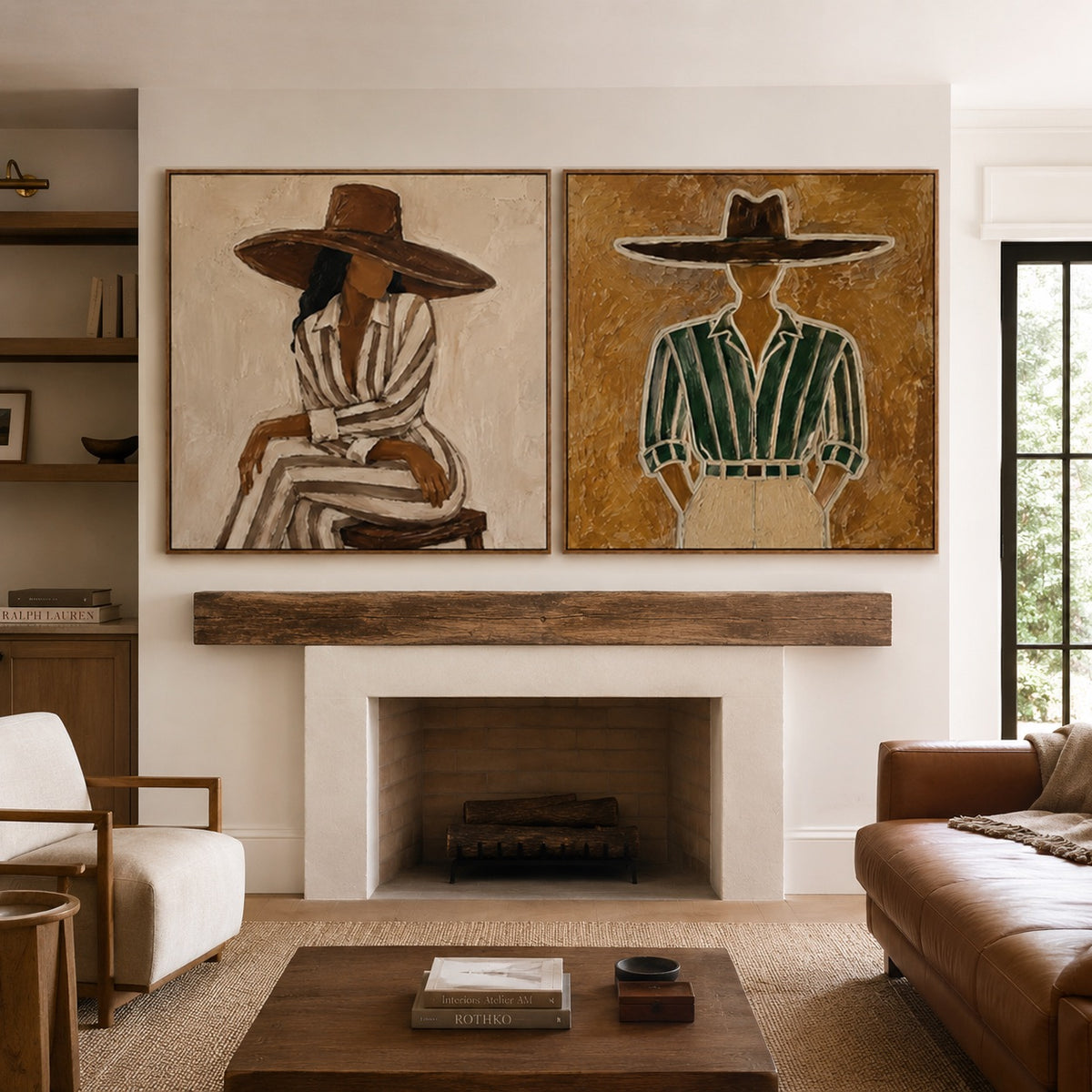 Desert Pear-Western Figure Oil Painting Set
