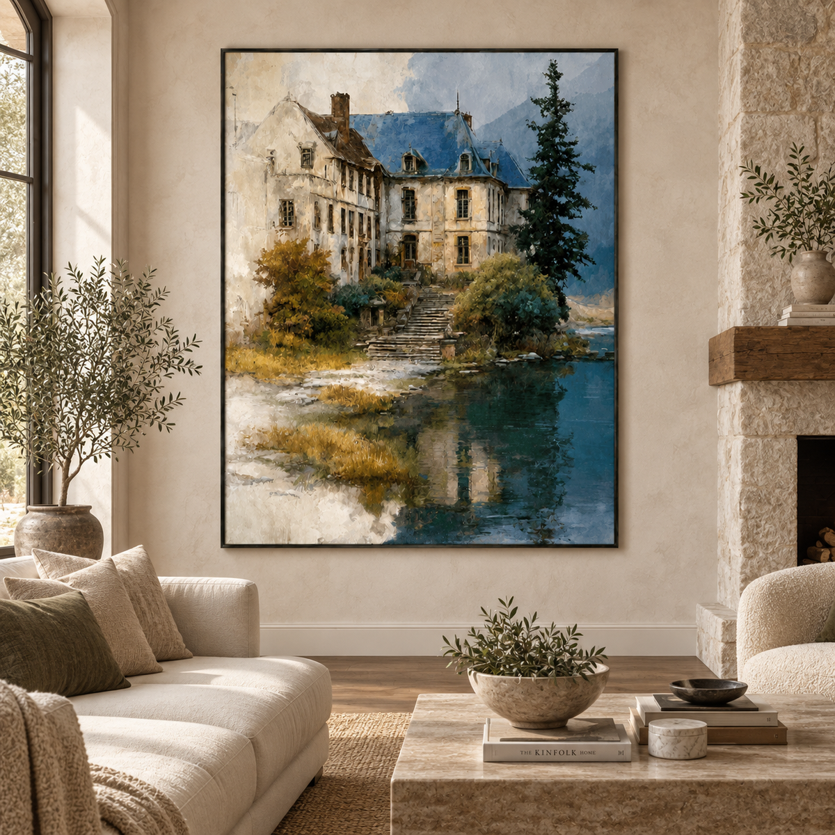Stillwater Manor-European Estate Painting