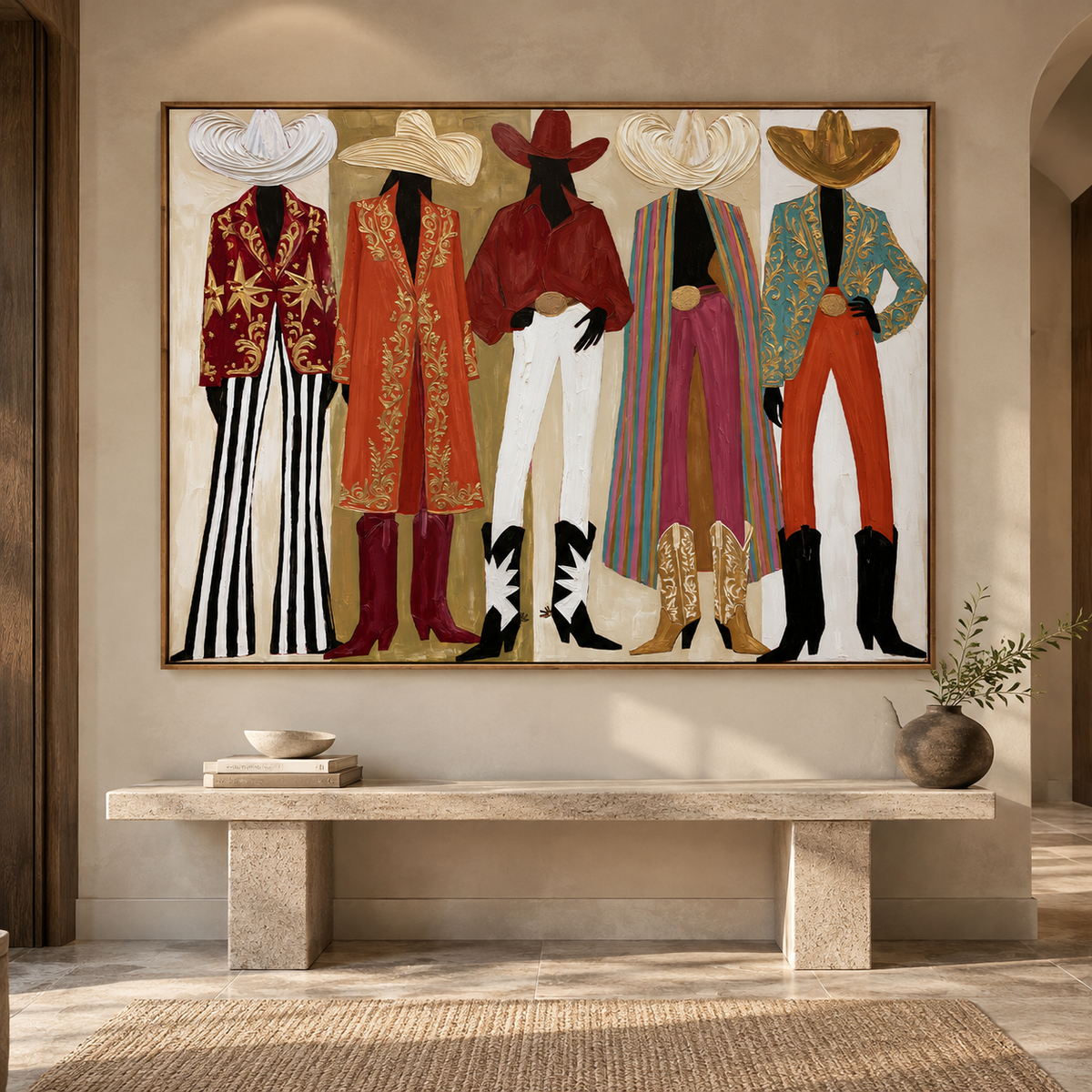 Frontier Parade-Western Fashion Painting