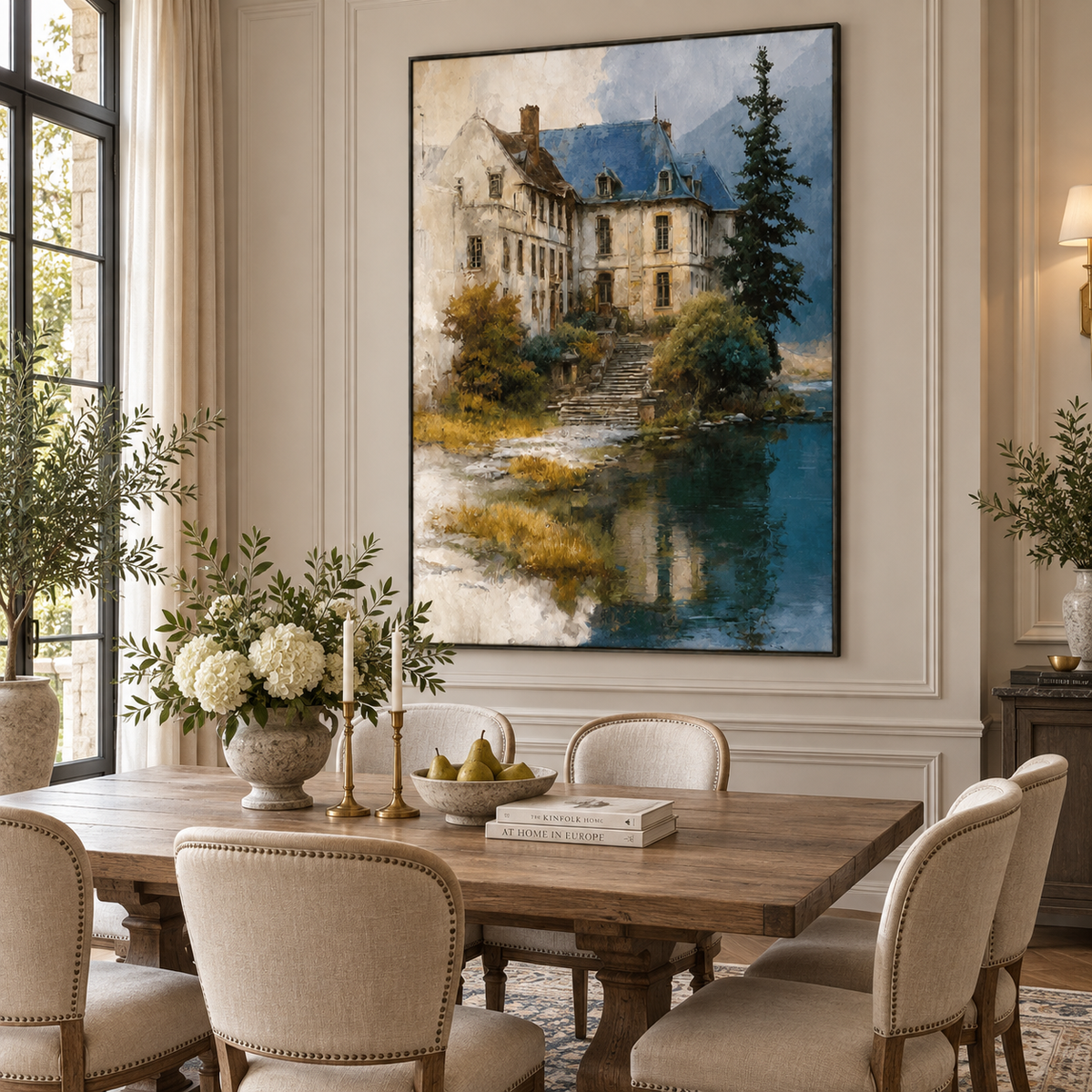 Stillwater Manor-European Estate Painting