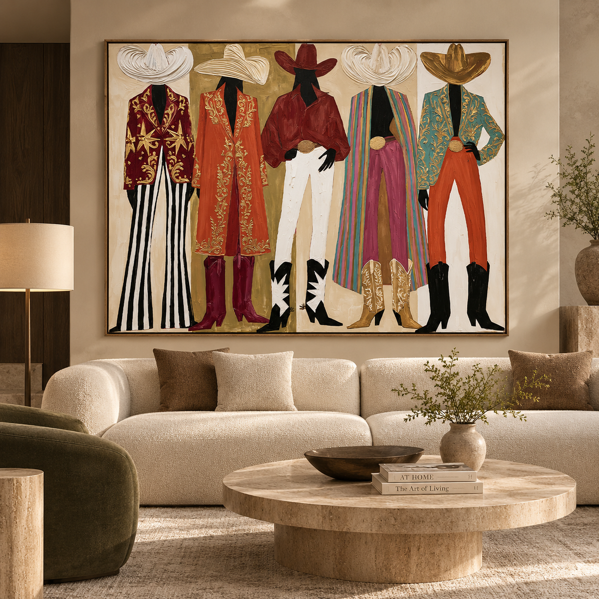 Frontier Parade-Western Fashion Painting