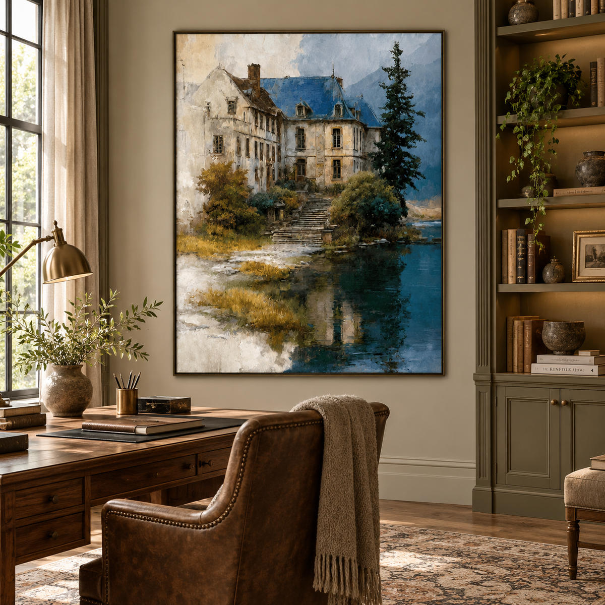 Stillwater Manor-European Estate Painting