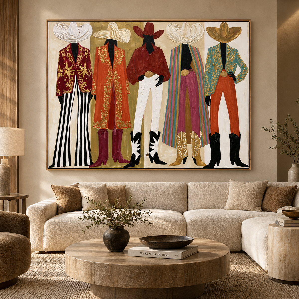 Frontier Parade-Western Fashion Painting