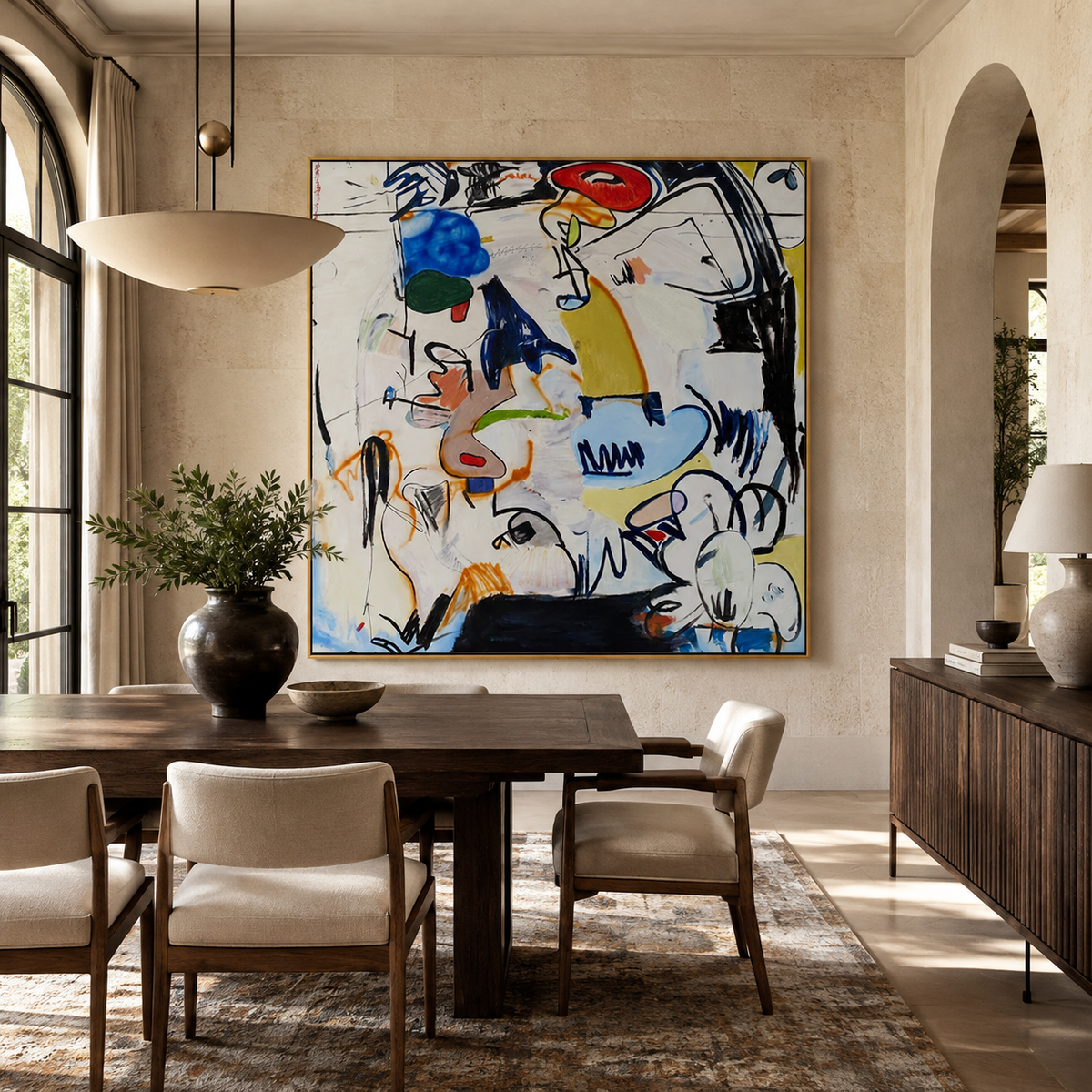 Abstract Urban Rhythm-Contemporary Abstract Painting