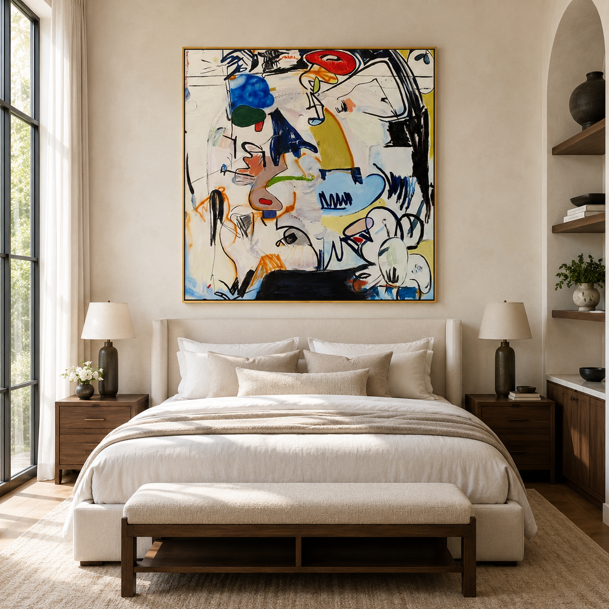 Abstract Urban Rhythm-Contemporary Abstract Painting