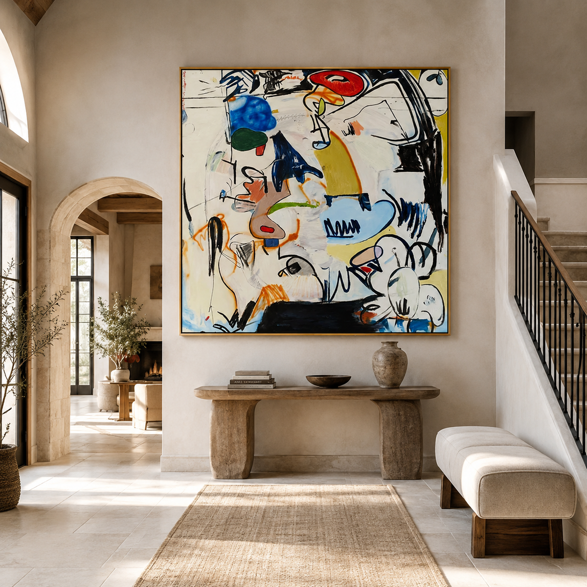 Abstract Urban Rhythm-Contemporary Abstract Painting