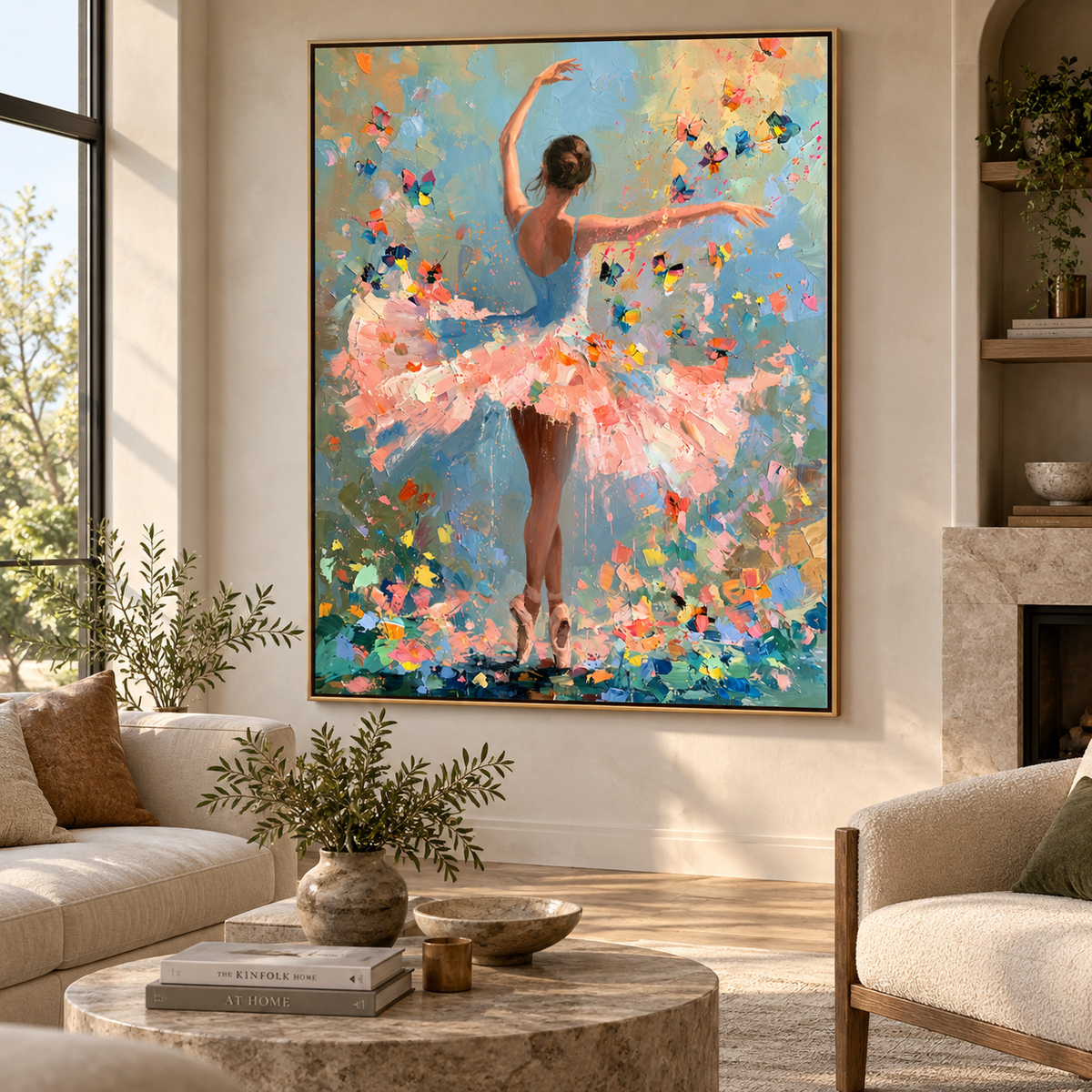 Butterfly Waltz-Ballerina Painting