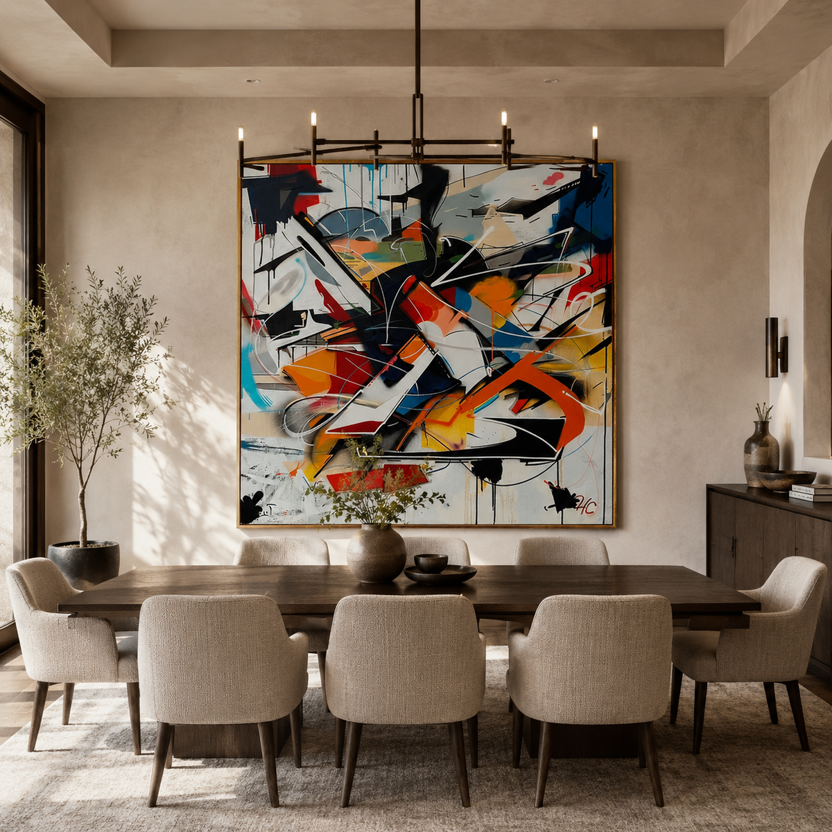 Abstract Motion Spectrum-Contemporary Abstract Painting
