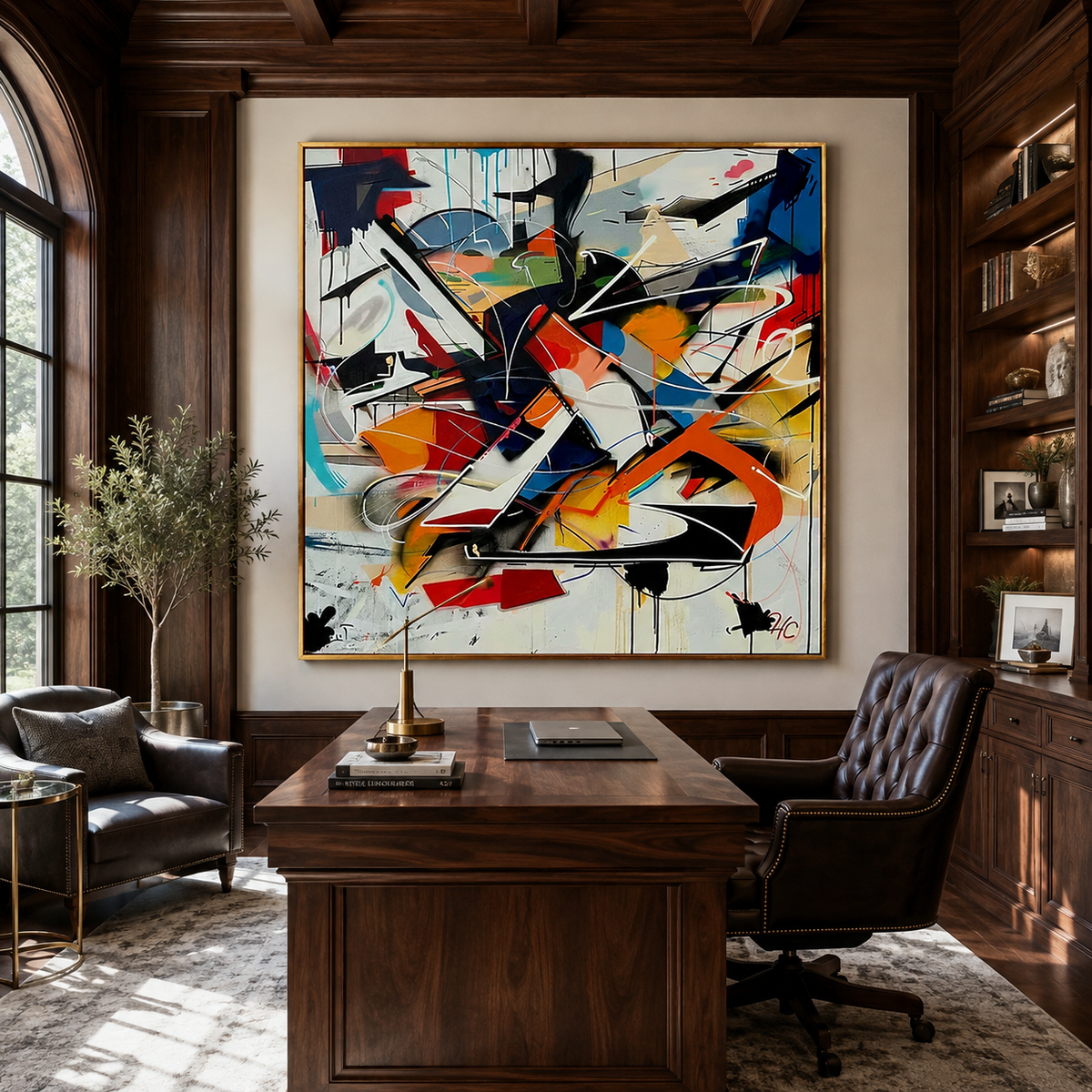 Abstract Motion Spectrum-Contemporary Abstract Painting