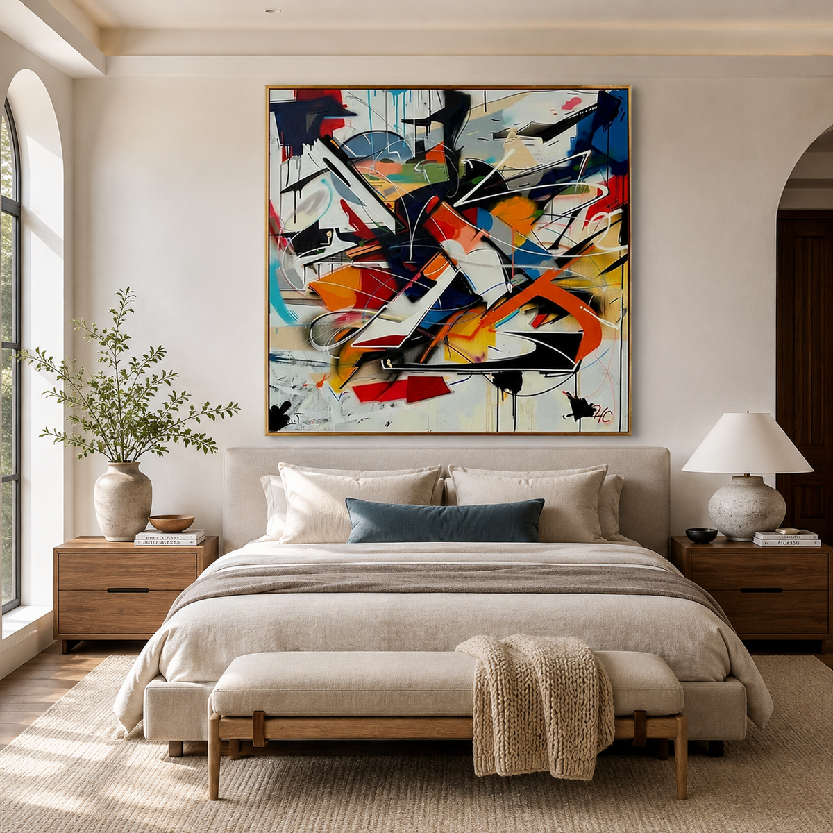 Abstract Motion Spectrum-Contemporary Abstract Painting