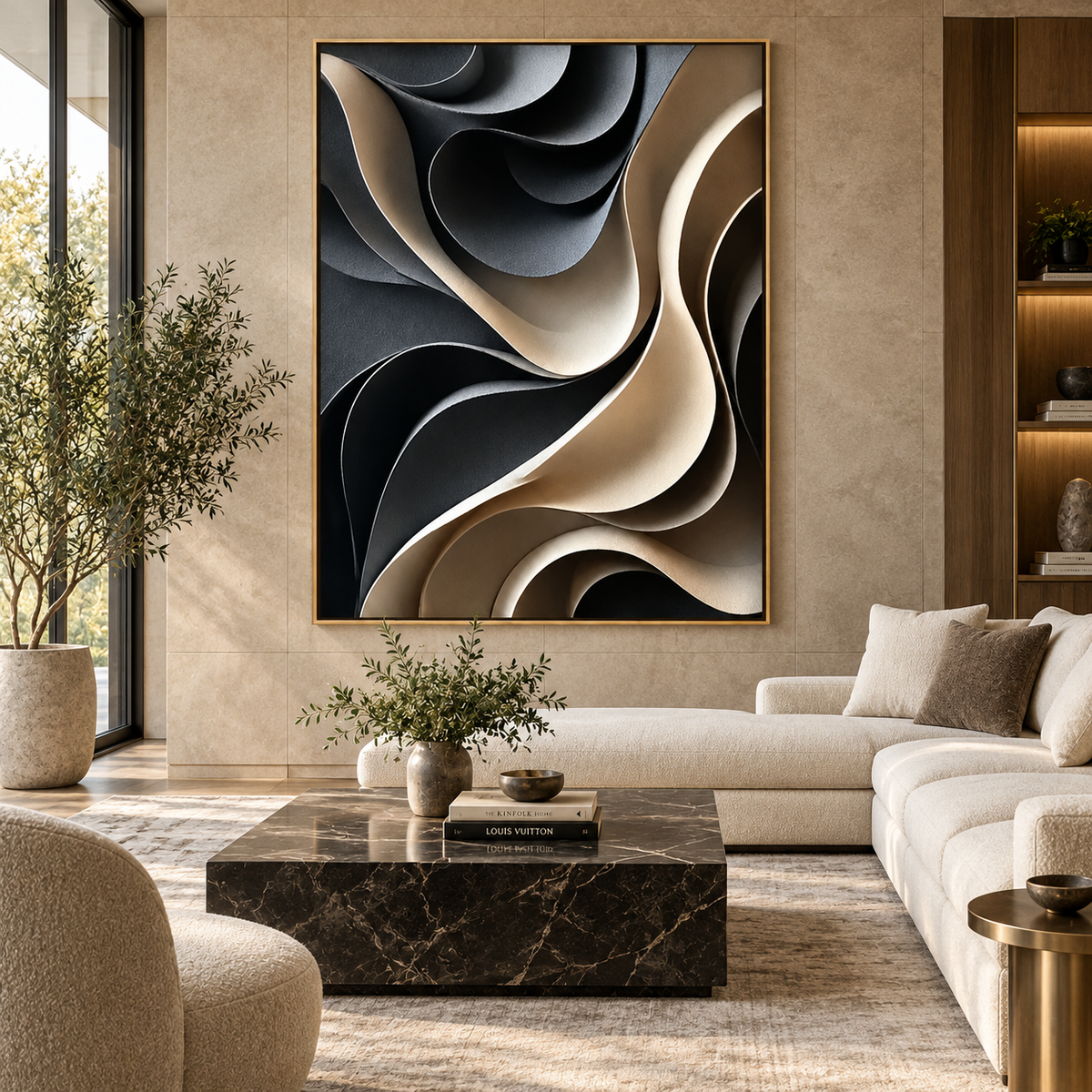 Shadow Flow-Abstract Painting