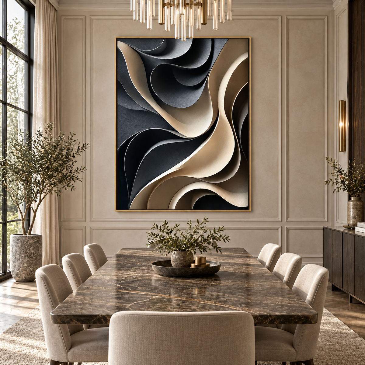 Shadow Flow-Abstract Painting