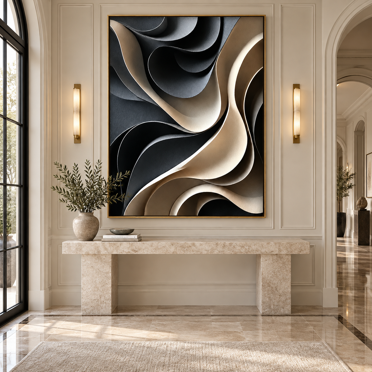 Shadow Flow-Abstract Painting