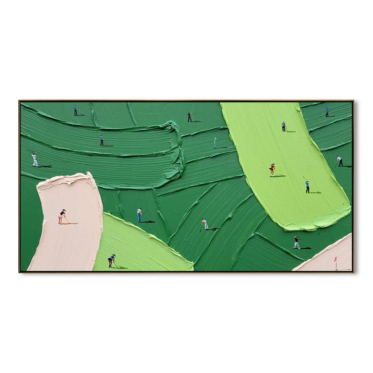 Fairway Texture-Golf Painting