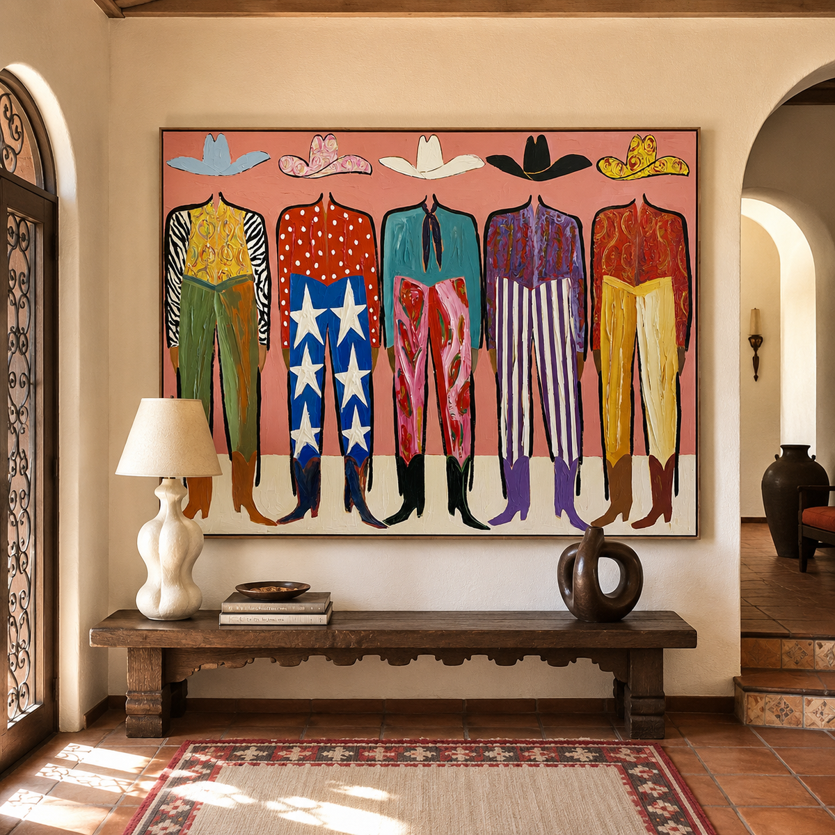 Rodeo Wardrobe-Western Fashion Painting