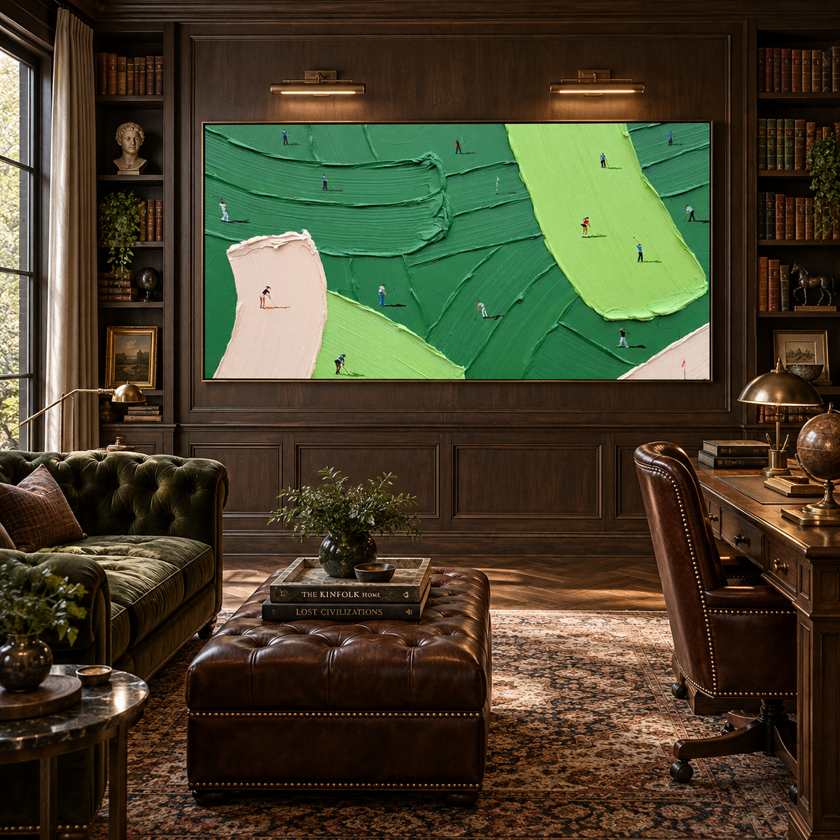 Fairway Texture-Golf Painting