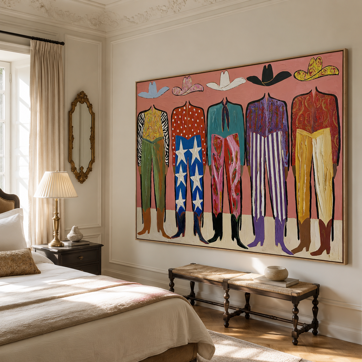 Rodeo Wardrobe-Western Fashion Painting