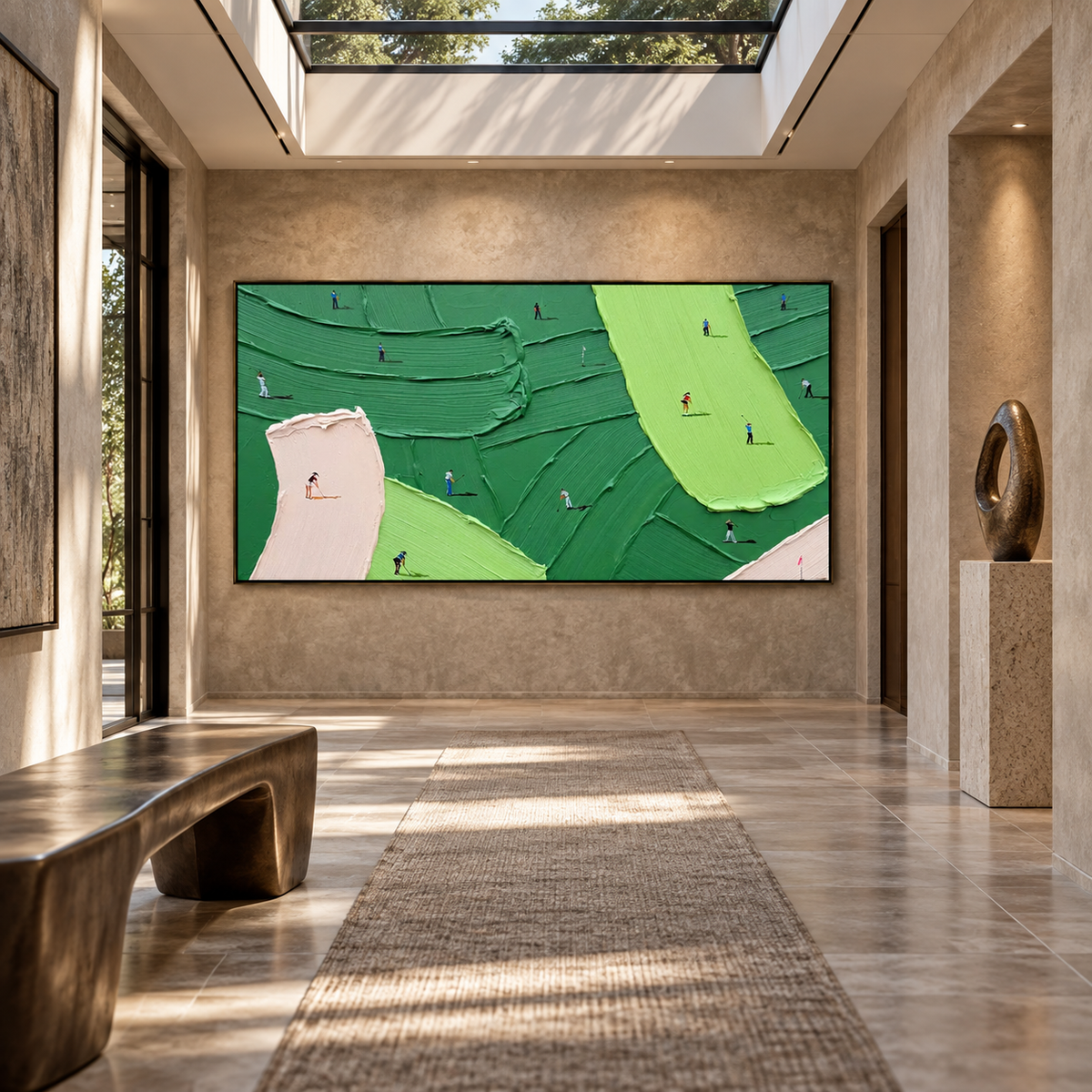 Fairway Texture-Golf Painting