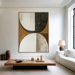 Golden Balance | Geometric Neutral Wall Decor