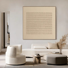 Silent Script | Modern Textured Typography Wall Art