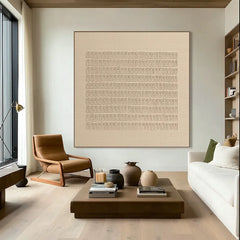 Silent Script | Modern Textured Typography Wall Art