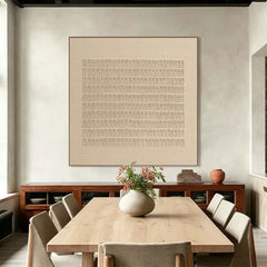 Silent Script | Modern Textured Typography Wall Art