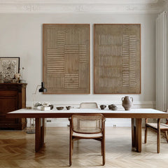 Earthbound Rhythm | Rustic Neutral Textured Canvas