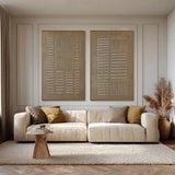Natural Cadence | Minimal Earth Tone Wall Art