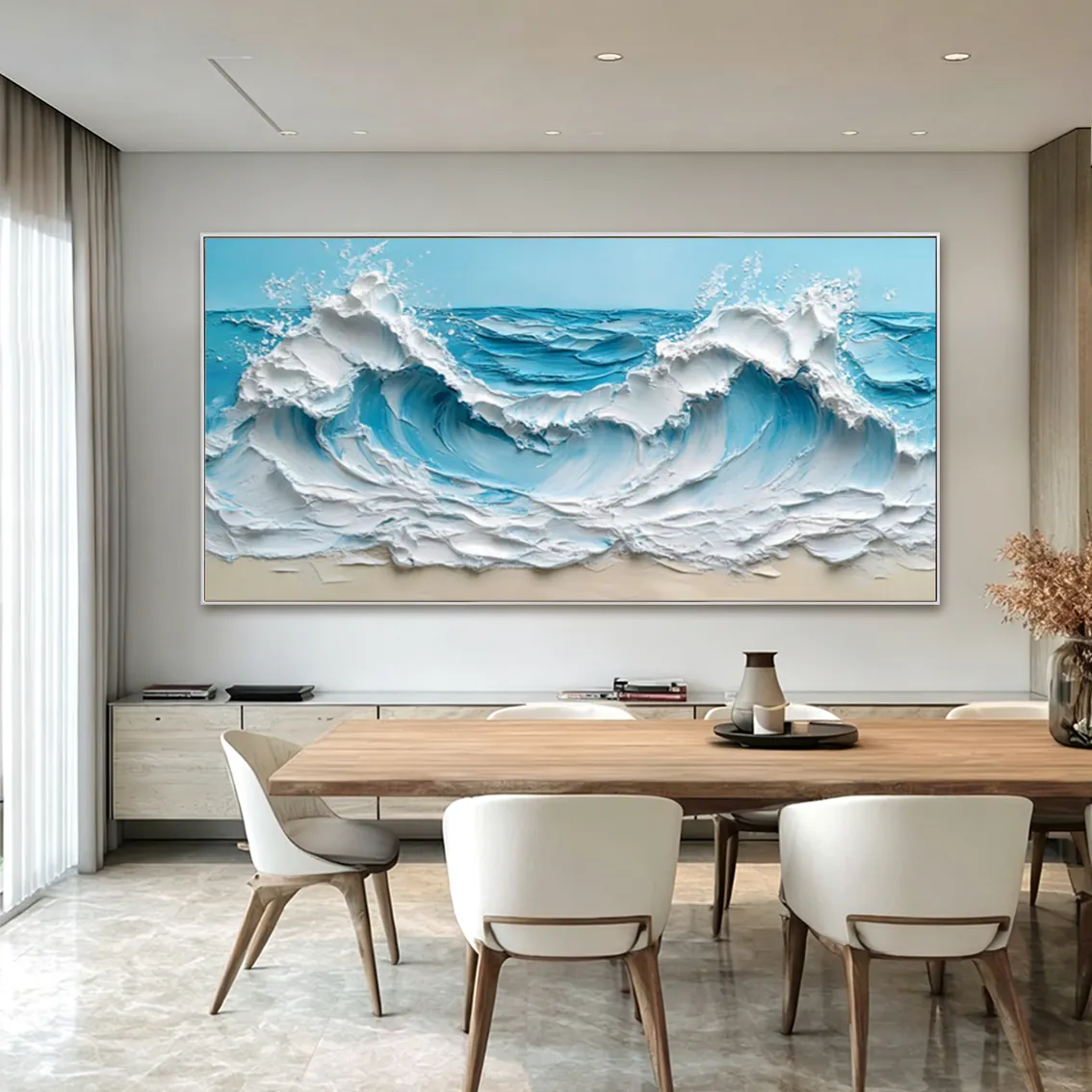 Coastal Whisper | Modern Coastal Wall Decor