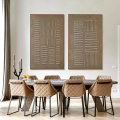 Natural Cadence | Minimal Earth Tone Wall Art