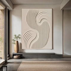 Soft Currents | Organic Line Texture Wall Decor