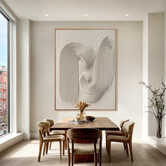 Echo Form | Contemporary Neutral Abstract Canvas