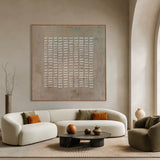 Desert Pattern | Wabi-Sabi Neutral Canvas Art