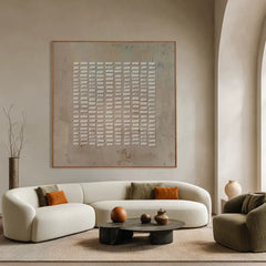 Desert Pattern | Wabi-Sabi Neutral Canvas Art