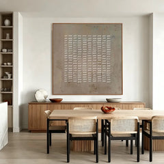 Desert Pattern | Wabi-Sabi Neutral Canvas Art