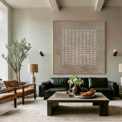 Desert Pattern | Wabi-Sabi Neutral Canvas Art