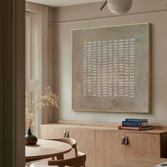 Desert Pattern | Wabi-Sabi Neutral Canvas Art