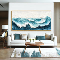 Serene Shoreline | Minimal Seascape Wall Art